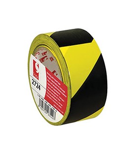 NASTRO ADESIVO SEGNALETICO GIALLO/NERO 50 MM X 33 MT